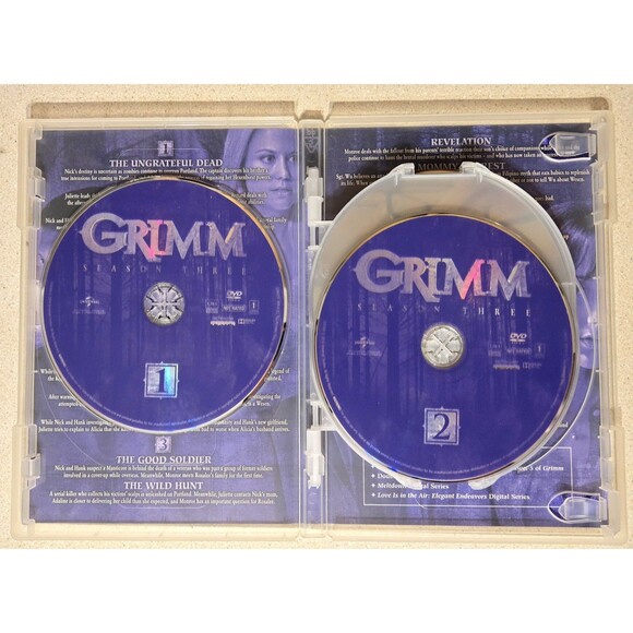 Grimm DVD Seasons 2 - 5 David Giuntoli TV Series Horror Universal Season 2 3 4 5 - Picture 7 of 15
